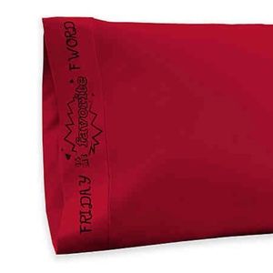 Friday is my Favorite F Word standard pillowcase